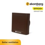 Atomberg Efficio Plus Exhaust Fan Brown (150mm) with BLDC Motor | Easy to Clean | 1+1 Year Warranty - Image 6
