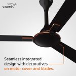 V-Guard Enlance VX Anti Dust High Speed Designer Ceiling Fan| Energy Efficient |1200mm Sweep | 340 RPM Speed l 100% Copper Motor | Dust Repellent Technology - Image 6