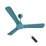 Atomberg Erica 1200mm Aegean Blue BLDC Ceiling Fan with Remote Control | BEE 5 star Rated Energy Efficient Ceiling Fan | High Air Delivery with LED Indicator | 2+1 Year Warranty