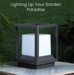 GIGAWATTS G015 ‎‎Indigo 12W LED Gate Light Waterproof Pillar Lamp Outdoor Decor Garden Lighting Pole Mount Exterior Fixture for Home Entrance Patio Compound Boundary (Warm White) - Image 4