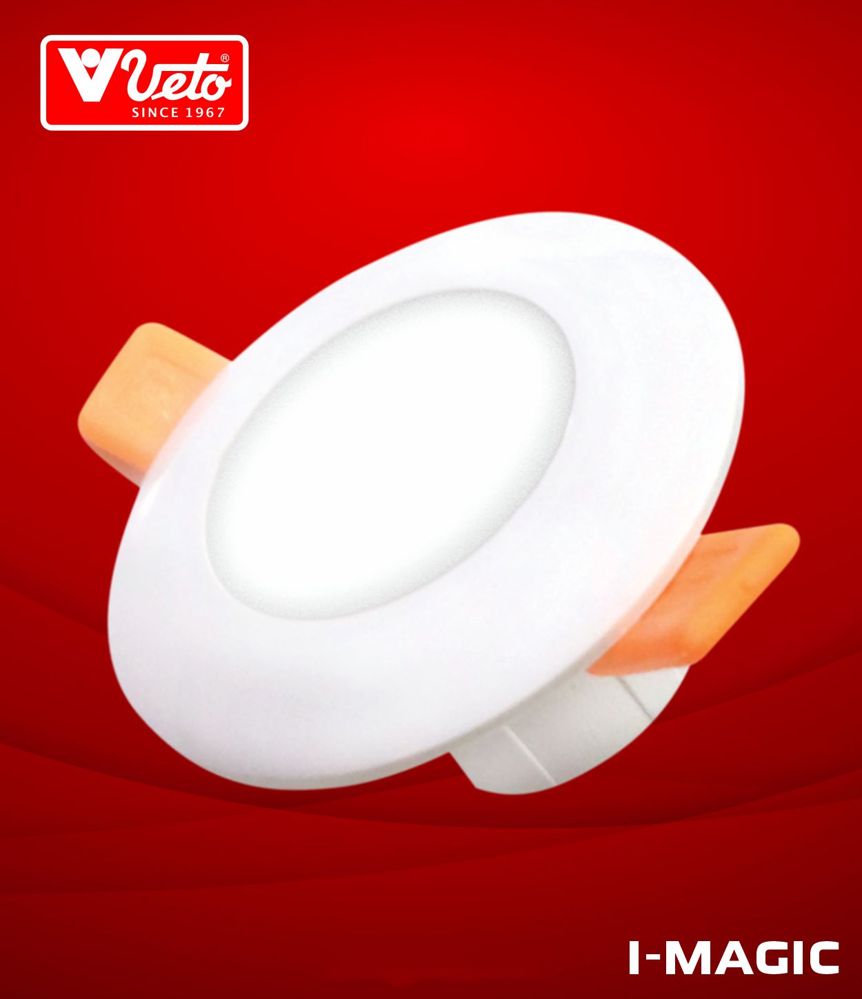i-magic Veto I-MAGIC Deep Led Light (D/L, W/W,BU,RD,GN,PK,PU) 3W - Image 1