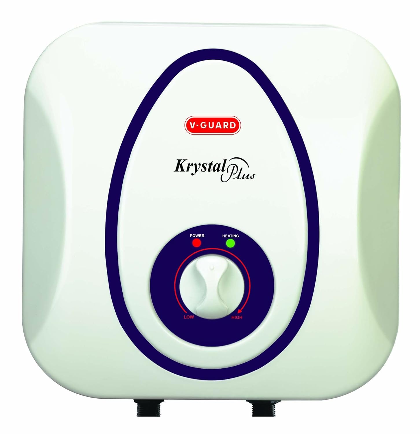 krystal-plus-10l V-Guard krystal plus 10 L water heater Geyser, (White) - Image 1