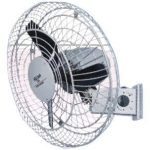 Remi Electric OSC 18" Air Circulator Wall Fan H/S P/B with silver coated guard