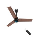 Atomberg Renesa 900mm Brown & Black BLDC Ceiling Fan with Remote Control | BEE 5 star Rated Energy Efficient Ceiling Fan | High Air Delivery with LED Indicators | 2+1 Year Warranty
