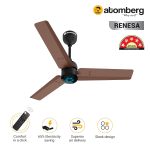 Atomberg Renesa 900mm Brown & Black BLDC Ceiling Fan with Remote Control | BEE 5 star Rated Energy Efficient Ceiling Fan | High Air Delivery with LED Indicators | 2+1 Year Warranty - Image 5