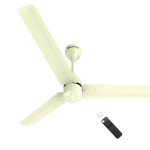 Atomberg Renesa 1200mm Glossy Ivory BLDC Ceiling Fan with Remote Control | BEE 5 star Rated Energy Efficient Ceiling Fan | High Air Delivery with LED Indicators | 2+1 Year Warranty