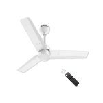 Atomberg Renesa 900mm Glossy White BLDC Ceiling Fan with Remote Control | BEE 5 star Rated Energy Efficient Ceiling Fan | High Air Delivery with LED Indicators | 2+1 Year Warranty