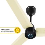 Atomberg Renesa 900mm Ivory $ Black BLDC Ceiling Fan with Remote Control | BEE 5 star Rated Energy Efficient Ceiling Fan | High Air Delivery with LED Indicators | 2+1 Year Warranty - Image 5