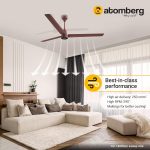 Atomberg Renesa 1400mm Matte Brown BLDC Ceiling Fan with Remote Control | BEE 5 star Rated Energy Efficient Ceiling Fan | High Air Delivery with LED Indicators | 2+1 Year Warranty - Image 8