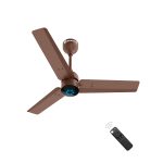 Atomberg Renesa 900mm Matte Brown BLDC Ceiling Fan with Remote Control | BEE 5 star Rated Energy Efficient Ceiling Fan | High Air Delivery with LED Indicators | 2+1 Year Warranty