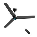Atomberg Renesa 1200mm Midnight Black BLDC Ceiling Fan with Remote Control | BEE 5 star Rated Energy Efficient Ceiling Fan | High Air Delivery with LED Indicators | 2+1 Year Warranty