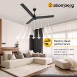 Atomberg Renesa 1200mm Midnight Black BLDC Ceiling Fan with Remote Control | BEE 5 star Rated Energy Efficient Ceiling Fan | High Air Delivery with LED Indicators | 2+1 Year Warranty - Image 8