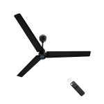 Atomberg Renesa 1400mm Midnight Black BLDC Ceiling Fan with Remote Control | BEE 5 star Rated Energy Efficient Ceiling Fan | High Air Delivery with LED Indicators | 2+1 Year Warranty