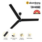 Atomberg Renesa 1400mm Midnight Black BLDC Ceiling Fan with Remote Control | BEE 5 star Rated Energy Efficient Ceiling Fan | High Air Delivery with LED Indicators | 2+1 Year Warranty - Image 7