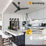 Atomberg Renesa 900mm Midnight Black BLDC Ceiling Fan with Remote Control | BEE 5 star Rated Energy Efficient Ceiling Fan | High Air Delivery with LED Indicators | 2+1 Year Warranty - Image 8