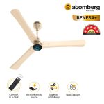 Atomberg Renesa+ 1200mm Matallic Gold BLDC Ceiling Fan with Remote Control | BEE 5 star Rated Energy Efficient Ceiling Fan | High Air Delivery with LED Indicators | 2+1 Year Warranty - Image 2
