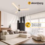 Atomberg Renesa+ 1200mm Matallic Gold BLDC Ceiling Fan with Remote Control | BEE 5 star Rated Energy Efficient Ceiling Fan | High Air Delivery with LED Indicators | 2+1 Year Warranty - Image 4