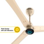 Atomberg Renesa+ 1200mm Matallic Gold BLDC Ceiling Fan with Remote Control | BEE 5 star Rated Energy Efficient Ceiling Fan | High Air Delivery with LED Indicators | 2+1 Year Warranty - Image 3