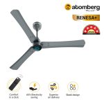 Atomberg Renesa+ 1200mm Sand Grey BLDC Ceiling Fan with Remote Control | BEE 5 star Rated Energy Efficient Ceiling Fan | High Air Delivery with LED Indicators | 2+1 Year Warranty - Image 2
