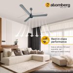 Atomberg Renesa+ 1200mm Sand Grey BLDC Ceiling Fan with Remote Control | BEE 5 star Rated Energy Efficient Ceiling Fan | High Air Delivery with LED Indicators | 2+1 Year Warranty - Image 4