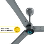 Atomberg Renesa+ 1200mm Sand Grey BLDC Ceiling Fan with Remote Control | BEE 5 star Rated Energy Efficient Ceiling Fan | High Air Delivery with LED Indicators | 2+1 Year Warranty - Image 3