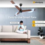 Atomberg Renesa Smart 1200mm Brown & Black BLDC Ceiling Fan with IoT & Remote |Energy Efficient Ceiling Fan | High Air Delivery with LED Indicators - Image 7