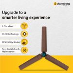 Atomberg Renesa Smart 1200mm Brown & Black BLDC Ceiling Fan with IoT & Remote |Energy Efficient Ceiling Fan | High Air Delivery with LED Indicators - Image 8