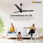 Atomberg Renesa Smart 1200mm Pebble Grey BLDC Ceiling Fan with IoT & Remote |Energy Efficient Ceiling Fan | High Air Delivery with LED Indicators - Image 5