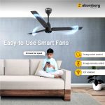 Atomberg Renesa Smart 1200mm Pebble Grey BLDC Ceiling Fan with IoT & Remote |Energy Efficient Ceiling Fan | High Air Delivery with LED Indicators - Image 7