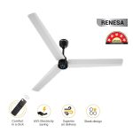 Atomberg Renesa 1400mm White & Black BLDC Ceiling Fan with Remote Control | BEE 5 star Rated Energy Efficient Ceiling Fan | High Air Delivery with LED Indicators | 2+1 Year Warranty - Image 8