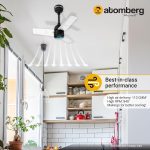 Atomberg Renesa 600mm White $ Black BLDC Ceiling Fan with Remote Control | BEE 5 star Rated Energy Efficient Ceiling Fan | High Air Delivery with LED Indicators | 2+1 Year Warranty - Image 7