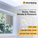 Atomberg Studio Exhaust Brushed Steel 150mm | Suitable for Bathroom, Kitchen | BLDC Motor | Easy to Clean | 1+1 Year Warranty - Image 6