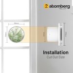 Atomberg Studio Exhaust Brushed Steel 150mm | Suitable for Bathroom, Kitchen | BLDC Motor | Easy to Clean | 1+1 Year Warranty - Image 4