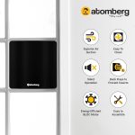 Atomberg Studio Exhaust Gloss Black 150mm | Suitable for Bathroom, Kitchen | BLDC Motor | Easy to Clean | 1+1 Year Warranty - Image 3
