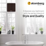 Atomberg Studio Exhaust Gloss Brown 150mm | Suitable for Bathroom, Kitchen | BLDC Motor | Easy to Clean | 1+1 Year Warranty - Image 5
