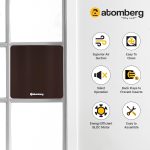 Atomberg Studio Exhaust Gloss Brown 150mm | Suitable for Bathroom, Kitchen | BLDC Motor | Easy to Clean | 1+1 Year Warranty - Image 3