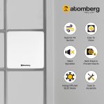 Atomberg Studio Exhaust Gloss White 150mm | Suitable for Bathroom, Kitchen | BLDC Motor | Easy to Clean | 1+1 Year Warranty - Image 3