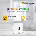 Atomberg Studio Plus Gloss White Exhaust 150mm | Suitable for Bathroom, Kitchen | BLDC Motor | Easy to Clean | 1+1 Year Warranty - Image 2