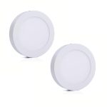 Veto V-lite LED Panel Surface Mounted Light (D/L,W/W) 15W RND