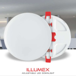 Veto ILLUMEX Adjustable Led Downlight (WH+WW+NW, RD+BL+PK, GR+BL+PK) 10W 3in1