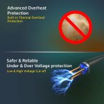 V-Guard VGSD 100 Supreme Refrigerator Stabilizer (for Single or Double Door Refrigerator Between 300 to 600 Litre/One Deep Freezer) - Image 5