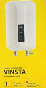 V-GUARD Vinsta 3 Liters Instant Water Heater - Image 2